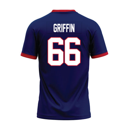 Arizona - NCAA Football : Jaxon Griffin - Blue Premium Football Jersey-1
