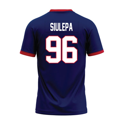 Arizona - NCAA Football : Zac Siulepa - Blue Premium Football Jersey-1