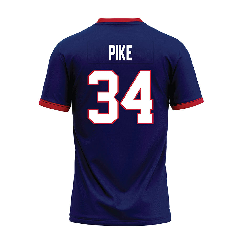 Arizona - NCAA Football : James Pike - Blue Premium Football Jersey-1