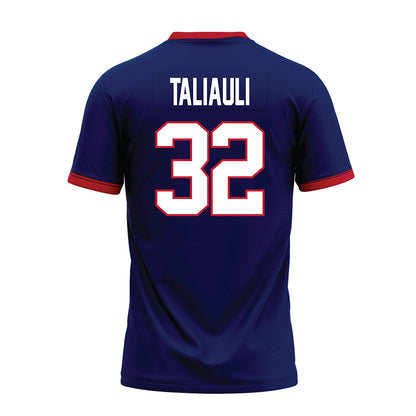 Arizona - NCAA Football : Nela Taliauli - Blue Premium Football Jersey-1