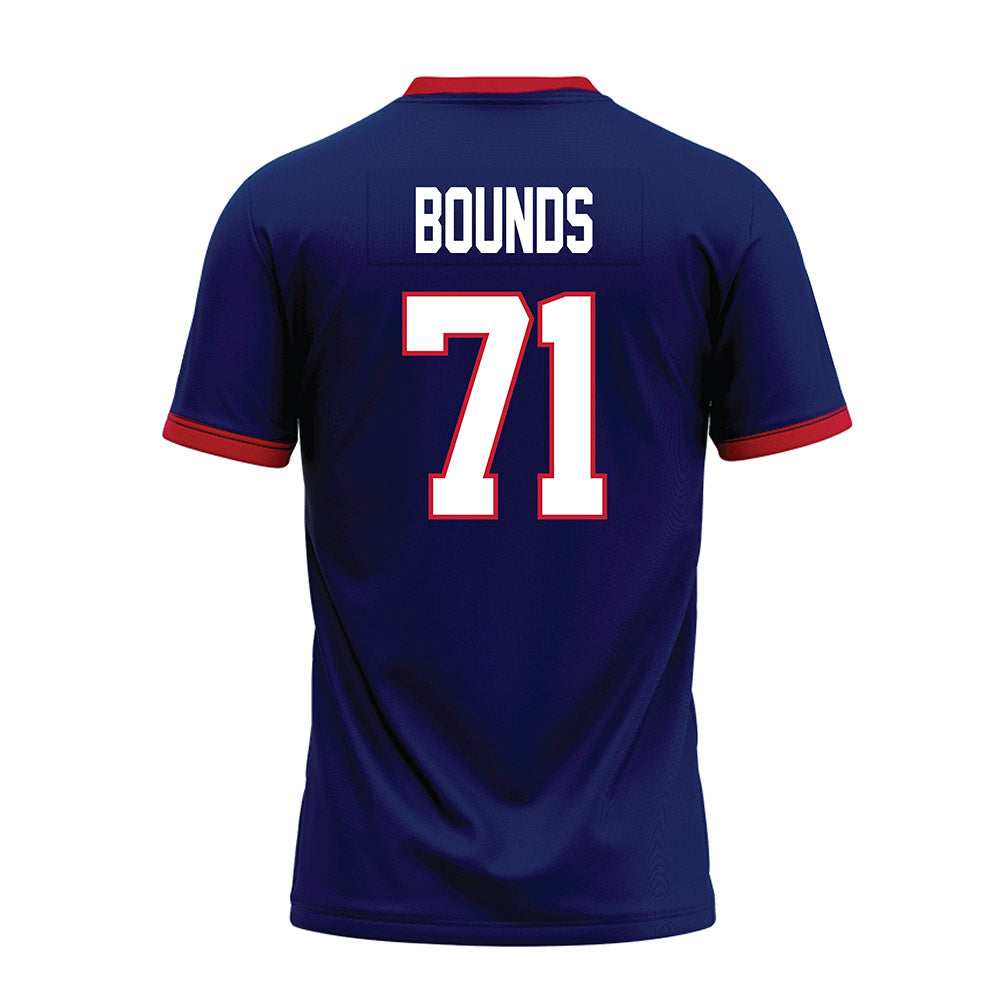 Arizona - NCAA Football : Tristan Bounds - Blue Premium Football Jersey-1