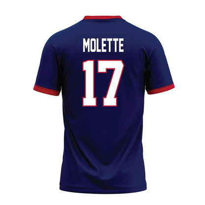 Arizona - NCAA Football : Lee Molette - Blue Premium Football Jersey-1