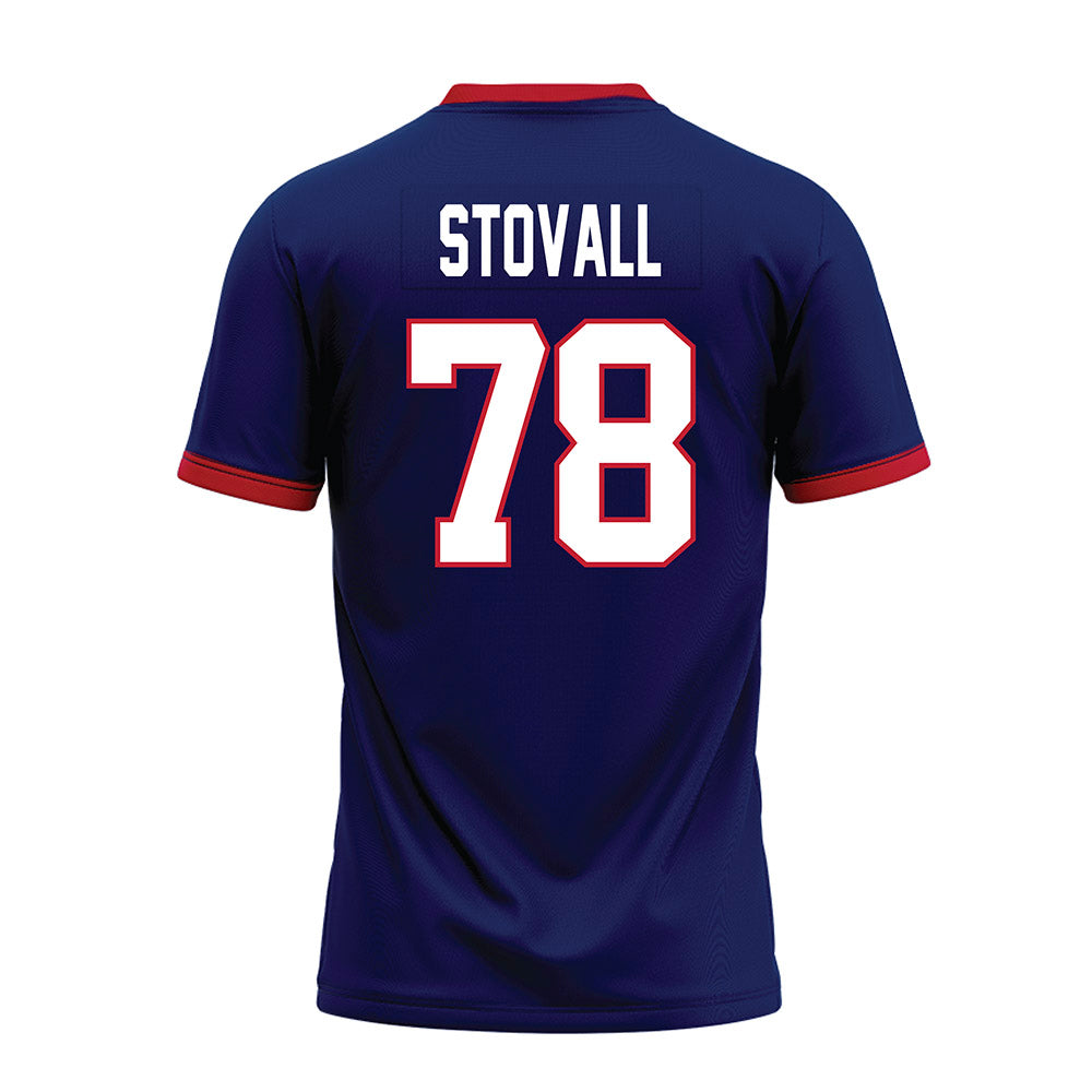 Arizona - NCAA Football : Grayson Stovall - Blue Premium Football Jersey-1