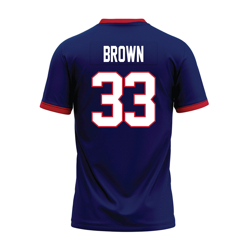 Arizona - NCAA Football : Kason Brown - Blue Premium Football Jersey-1