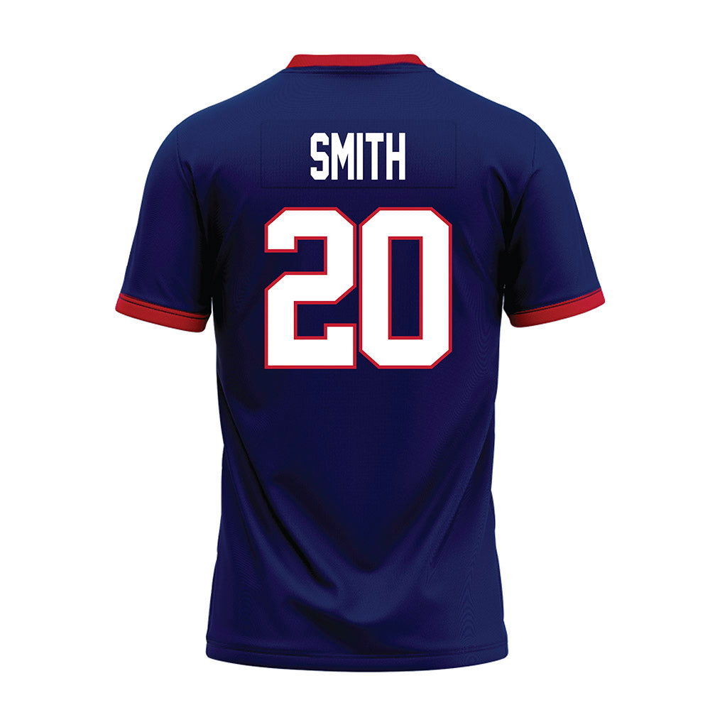 Arizona - NCAA Football : Caleb Smith - Blue Premium Football Jersey-1