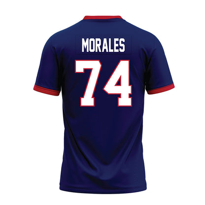 Arizona - NCAA Football : Justin Morales - Blue Premium Football Jersey-1