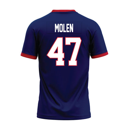 Arizona - NCAA Football : Broden Molen - Blue Premium Football Jersey-1