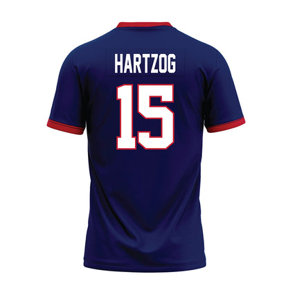 Arizona - NCAA Football : Malcolm Hartzog - Blue Premium Football Jersey-1