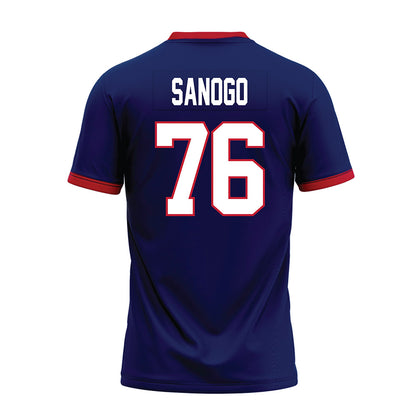 Arizona - NCAA Football : Khalil Sanogo - Blue Premium Football Jersey-1