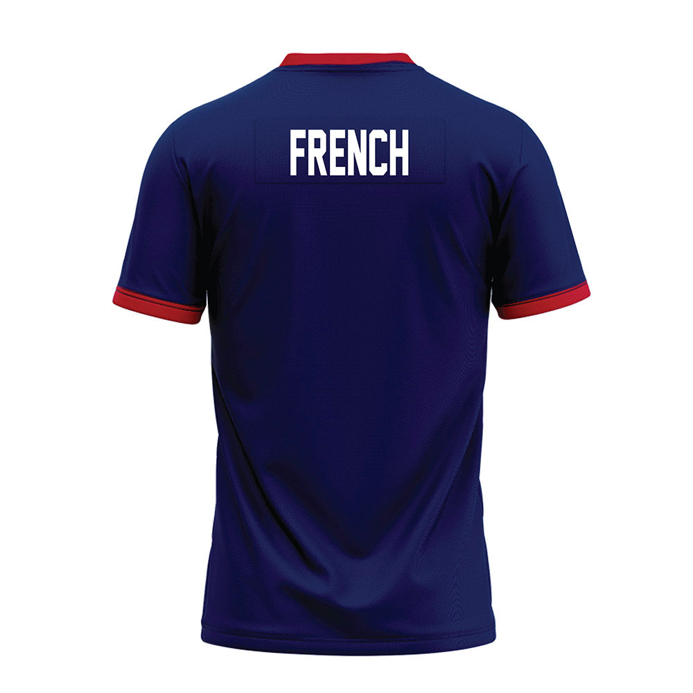 Arizona - NCAA Football : Ian French - Blue Premium Football Jersey-1