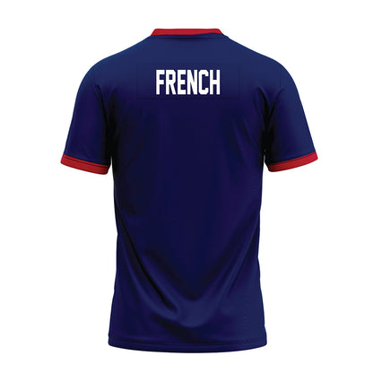 Arizona - NCAA Football : Ian French - Blue Premium Football Jersey-1