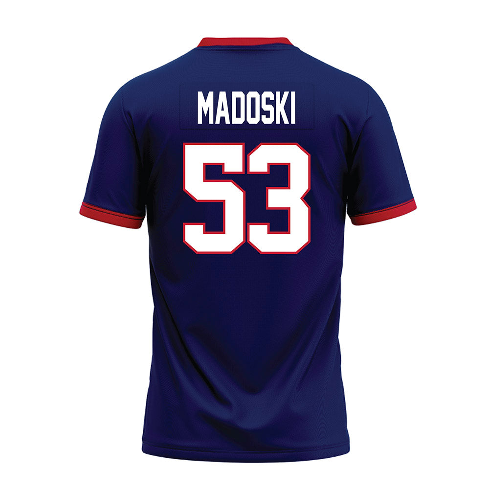 Arizona - NCAA Football : Christian Madoski - Blue Premium Football Jersey