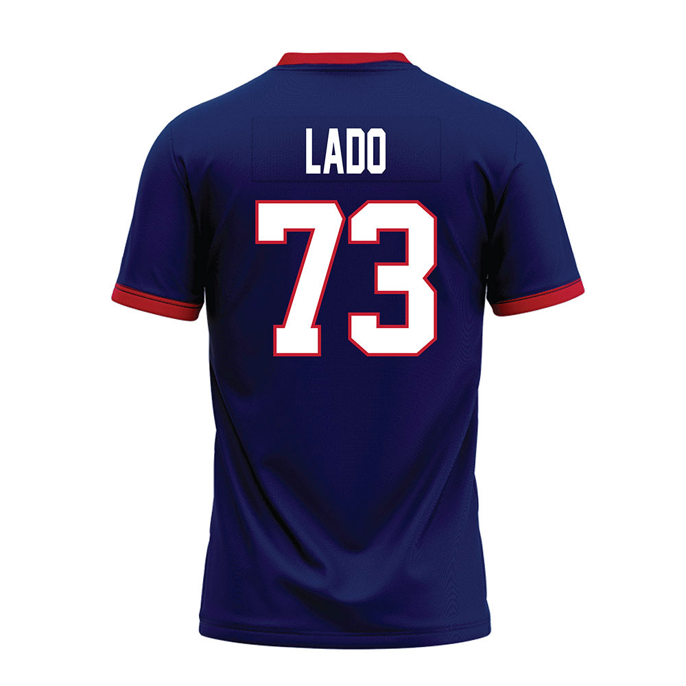 Arizona - NCAA Football : Matthew Lado - Blue Premium Football Jersey