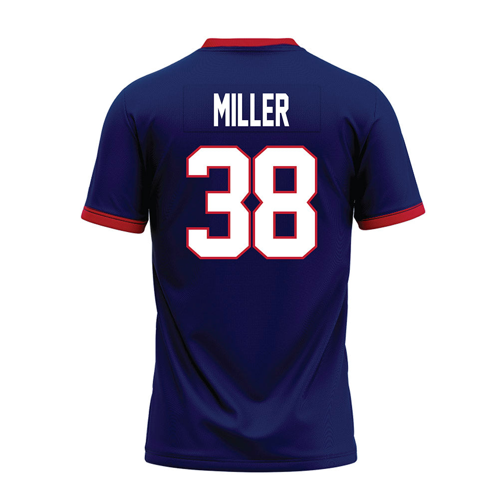 Arizona - NCAA Football : Aiden Miller - Blue Premium Football Jersey-1