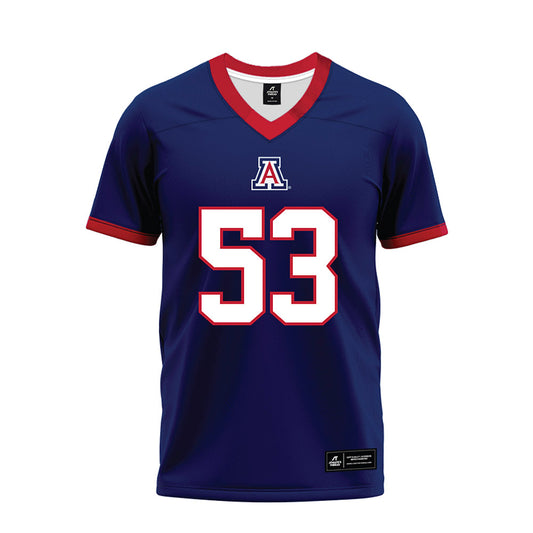 Arizona - NCAA Football : Christian Madoski - Blue Premium Football Jersey