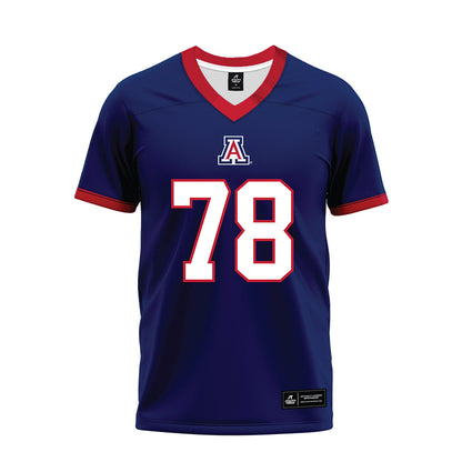 Arizona - NCAA Football : Grayson Stovall - Blue Premium Football Jersey-0