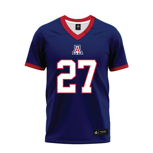 Arizona - NCAA Football : Lohgan Bottjer - Blue Premium Football Jersey-0