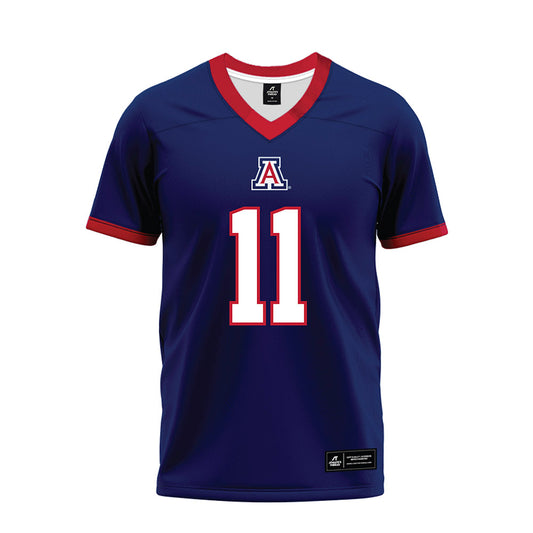 Arizona - NCAA Football : Christopher Hunter - Blue Premium Football Jersey-0