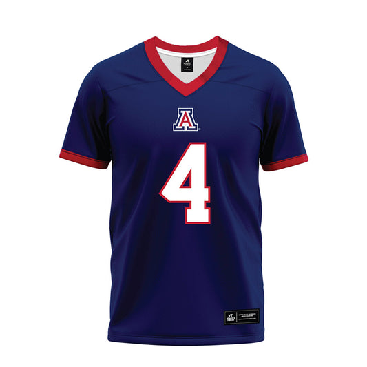 Arizona - NCAA Football : Kris Hutson - Blue Premium Football Jersey-0