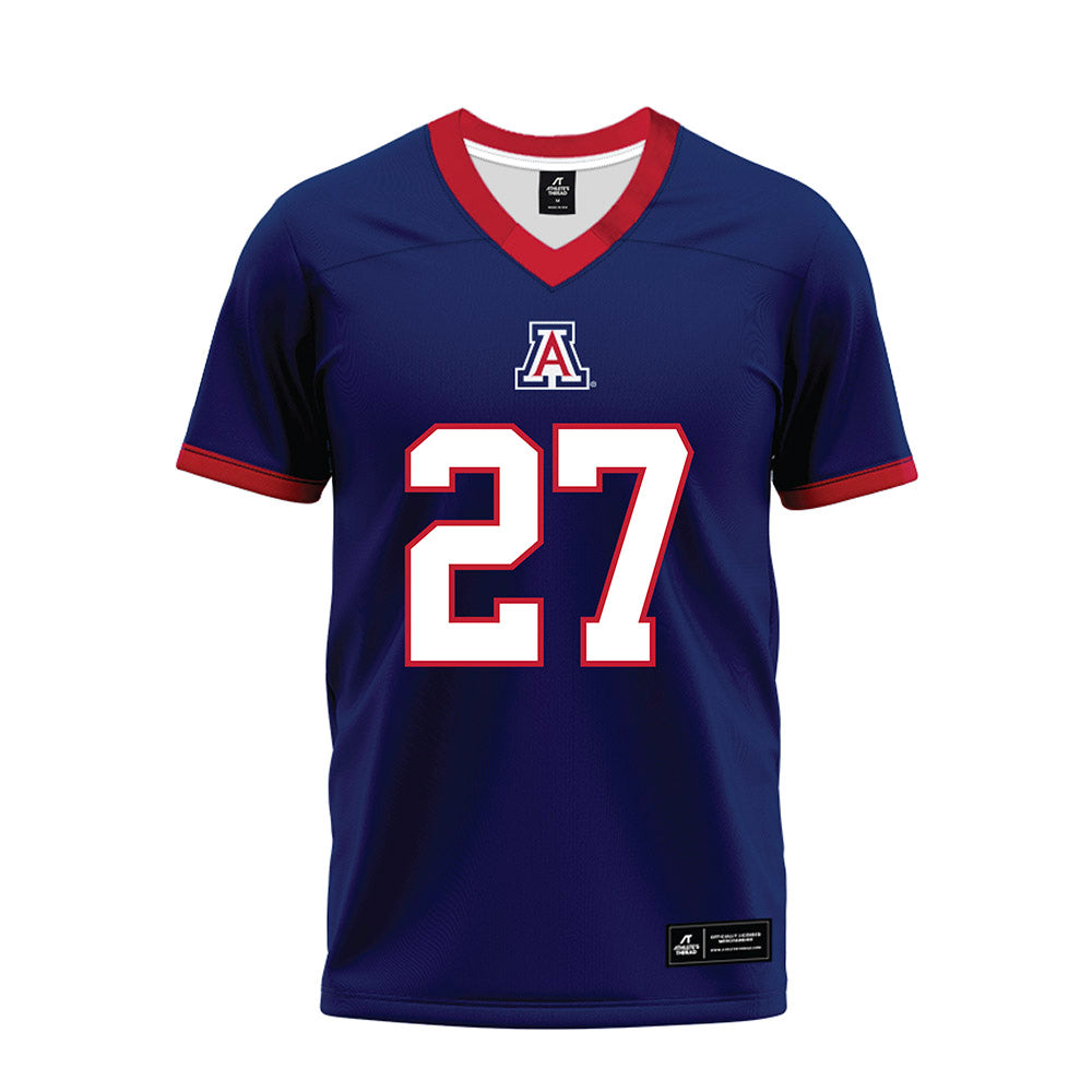 Arizona - NCAA Football : Keytrin Harris - Blue Premium Football Jersey-0