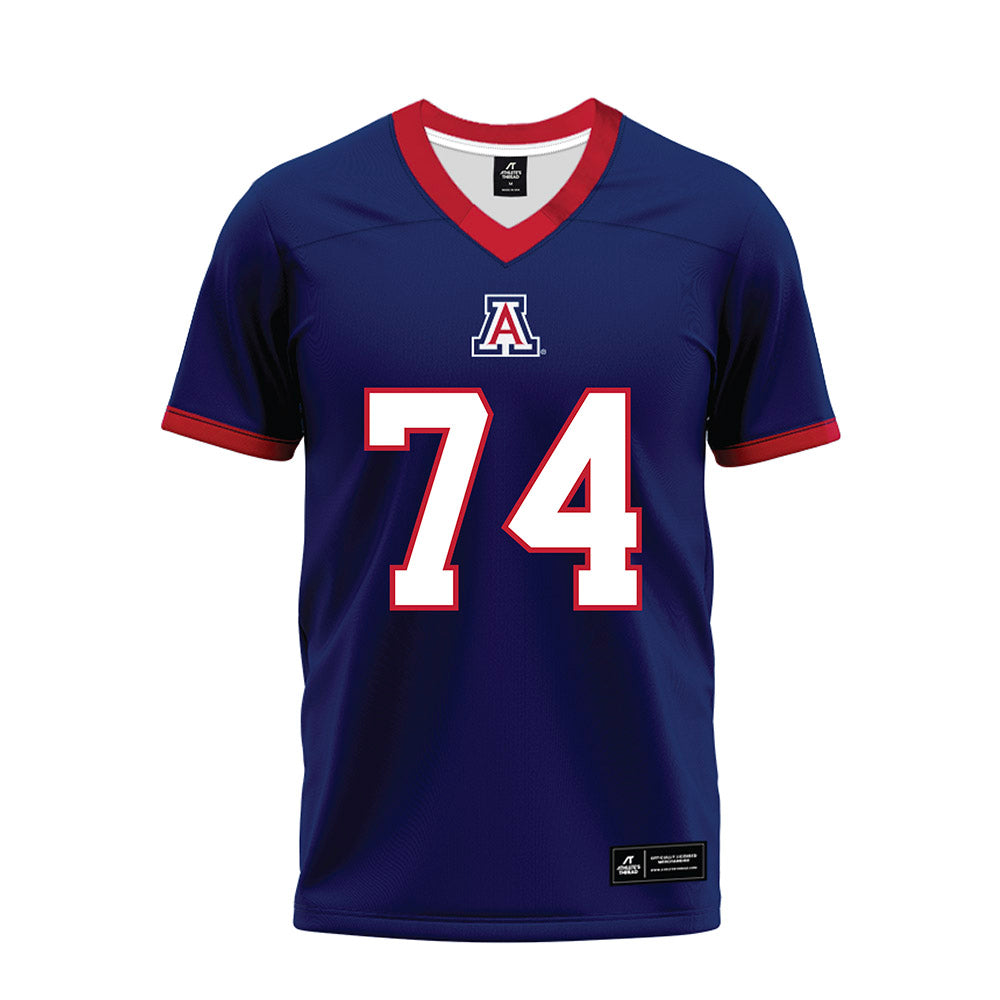 Arizona - NCAA Football : Justin Morales - Blue Premium Football Jersey-0