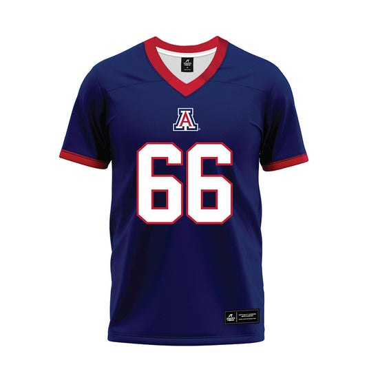 Arizona - NCAA Football : Jaxon Griffin - Blue Premium Football Jersey-0