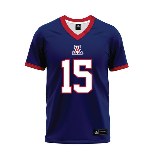 Arizona - NCAA Football : Malcolm Hartzog - Blue Premium Football Jersey-0