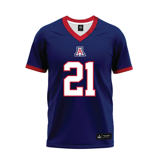 Arizona - NCAA Football : Ismail Mahdi - Blue Premium Football Jersey-0