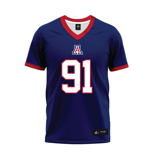 Arizona - NCAA Football : Porter Patton - Blue Premium Football Jersey-0
