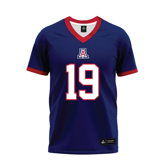 Arizona - NCAA Football : Michael Salgado-Medina - Blue Premium Football Jersey-0