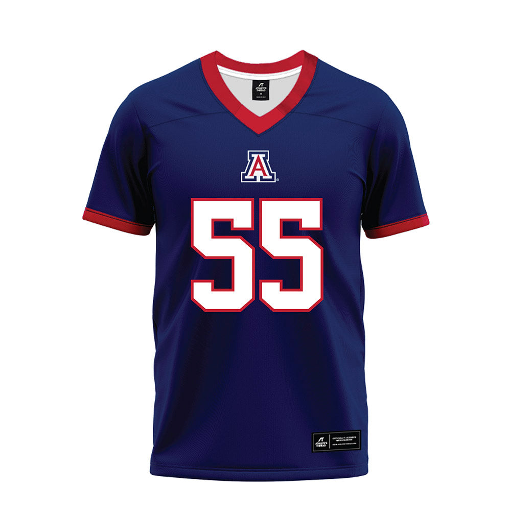 Arizona - NCAA Football : Nate Hale - Blue Premium Football Jersey-0