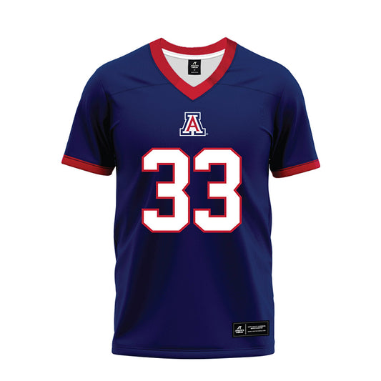 Arizona - NCAA Football : Tyler Prasuhn - Blue Premium Football Jersey-0