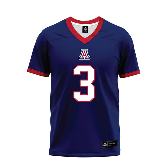 Arizona - NCAA Football : Tre Smith - Blue Premium Football Jersey-0
