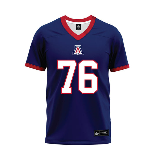 Arizona - NCAA Football : Jordan Brown - Blue Premium Football Jersey-0