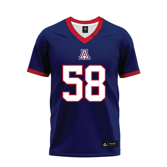 Arizona - NCAA Football : Zachary Henning - Blue Premium Football Jersey-0