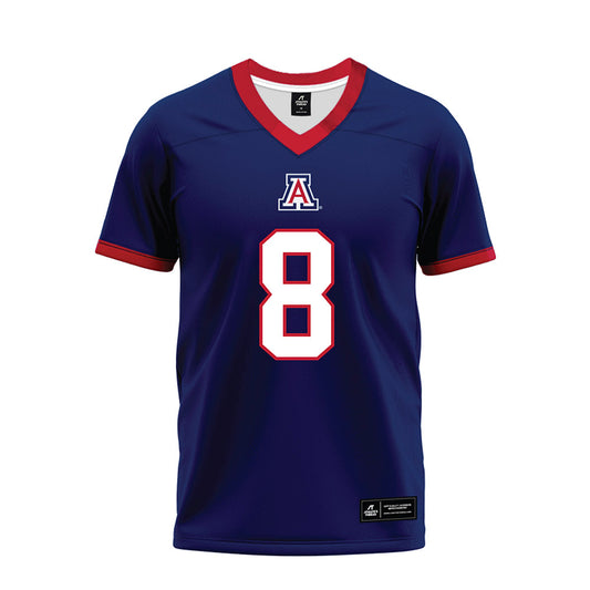 Arizona - NCAA Football : Jay’Vion Cole - Blue Premium Football Jersey-0