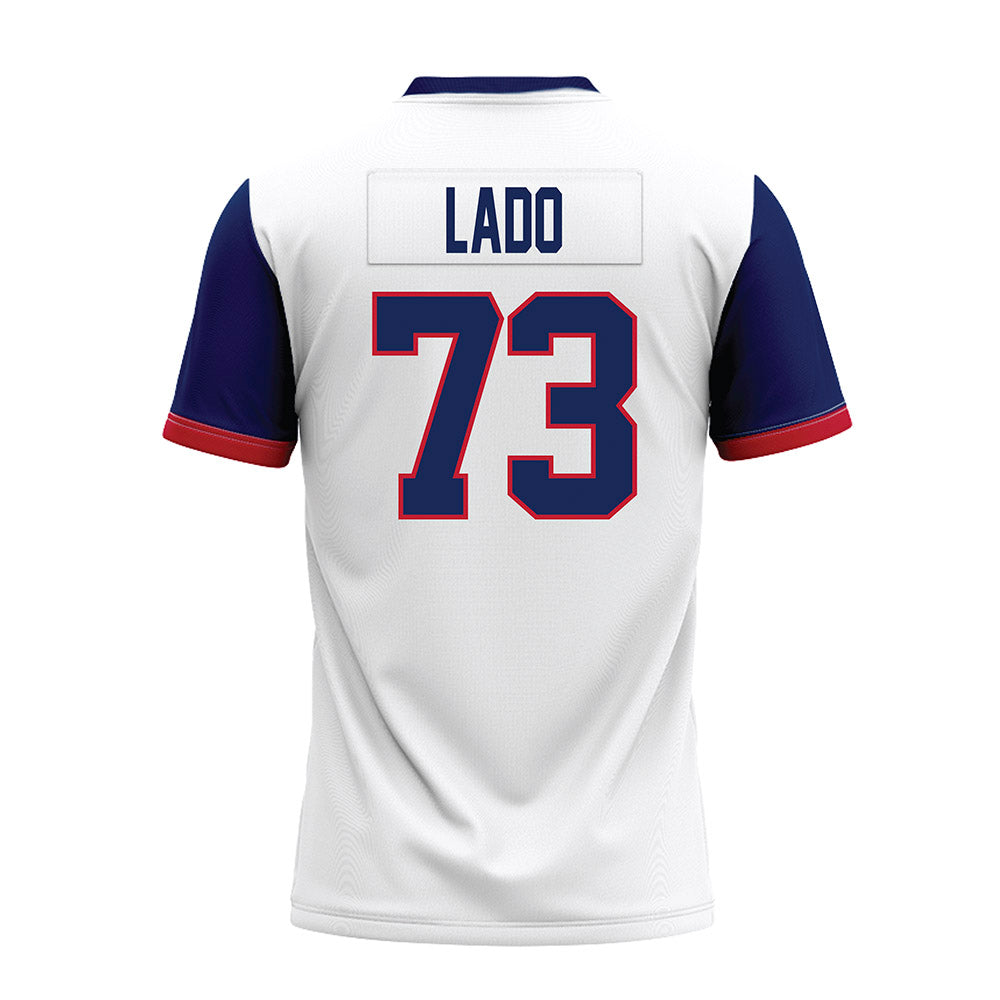 Arizona - NCAA Football : Matthew Lado - White Premium Football Jersey