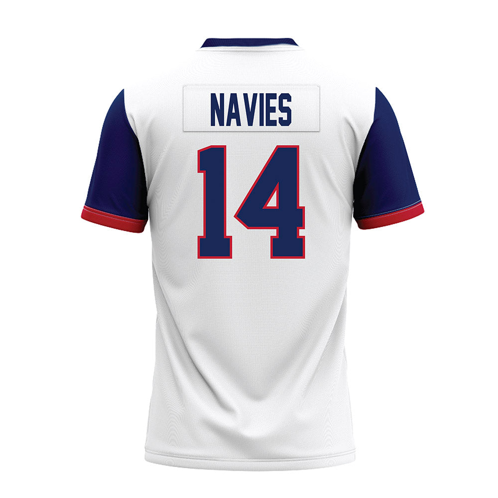 Arizona - NCAA Football : Hannibal Navies - White Premium Football Jersey-1