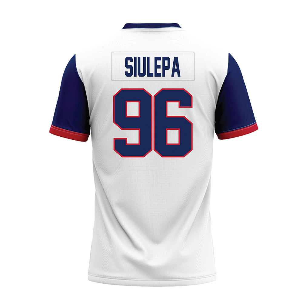 Arizona - NCAA Football : Zac Siulepa - White Premium Football Jersey-1