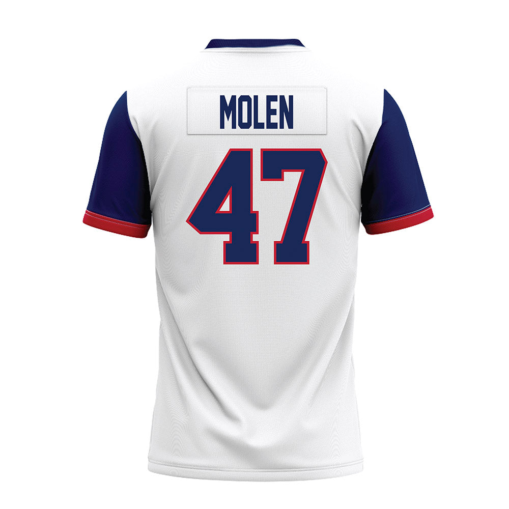 Arizona - NCAA Football : Broden Molen - White Premium Football Jersey-1