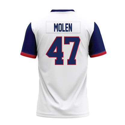 Arizona - NCAA Football : Broden Molen - White Premium Football Jersey-1