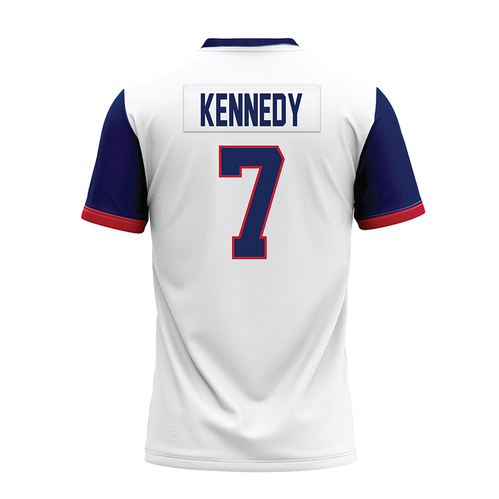 Arizona - NCAA Football : Chase Kennedy - White Premium Football Jersey-1