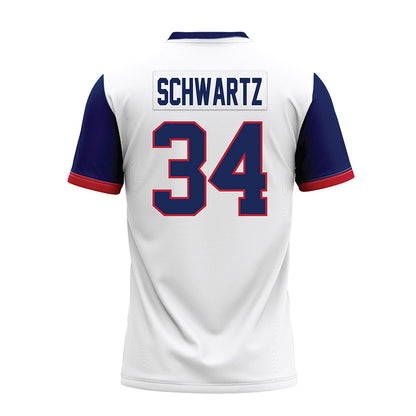 Arizona - NCAA Football : Carter Schwartz - White Premium Football Jersey-1