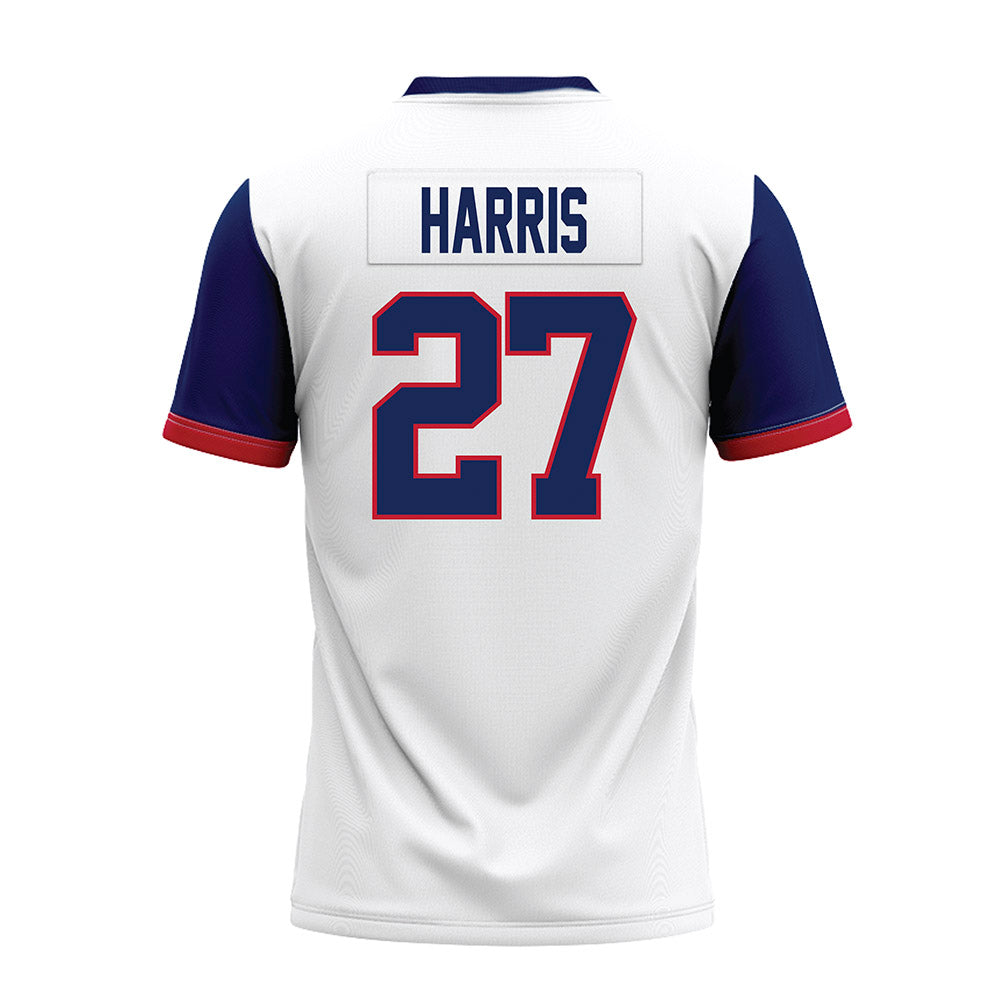 Arizona - NCAA Football : Keytrin Harris - White Premium Football Jersey-1