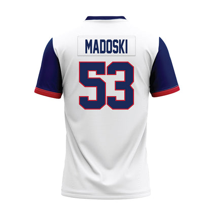Arizona - NCAA Football : Christian Madoski - White Premium Football Jersey