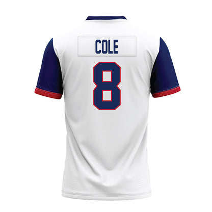 Arizona - NCAA Football : JayVion Cole - White Premium Football Jersey-1