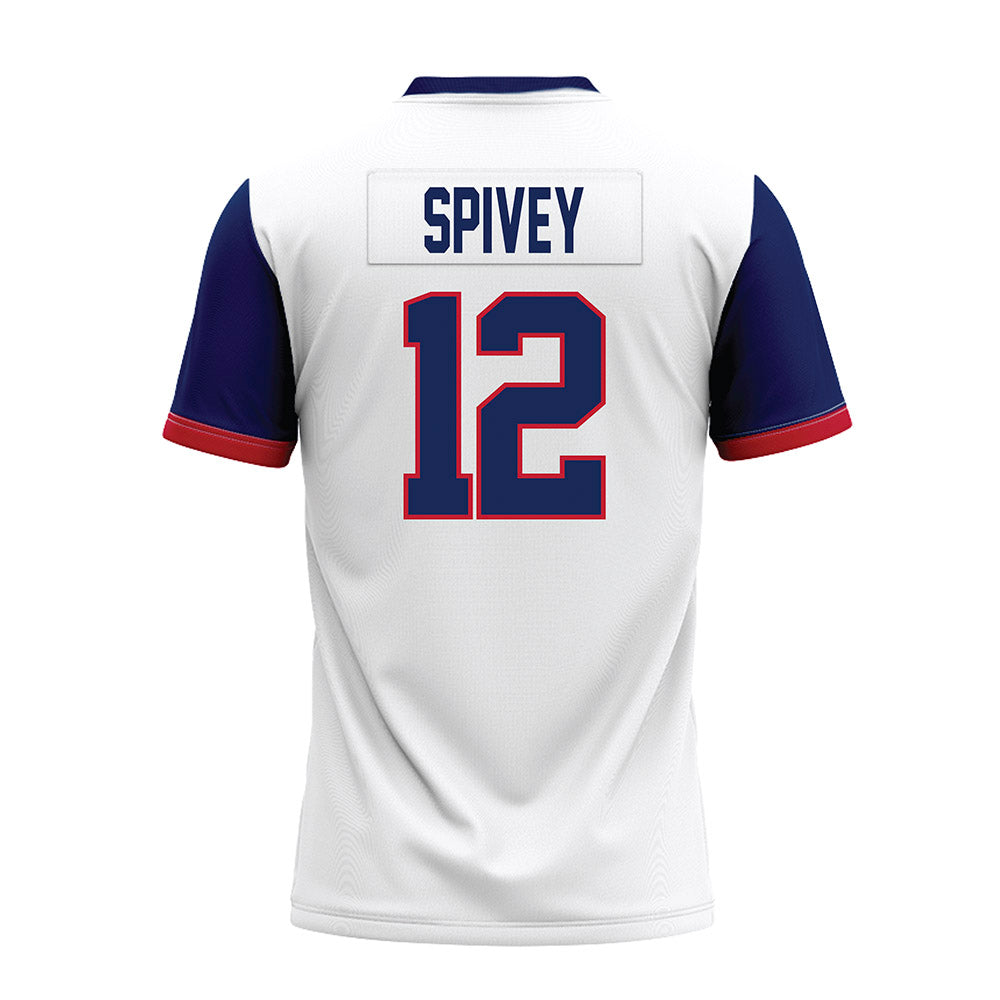 Arizona - NCAA Football : Tre Spivey - White Premium Football Jersey-1