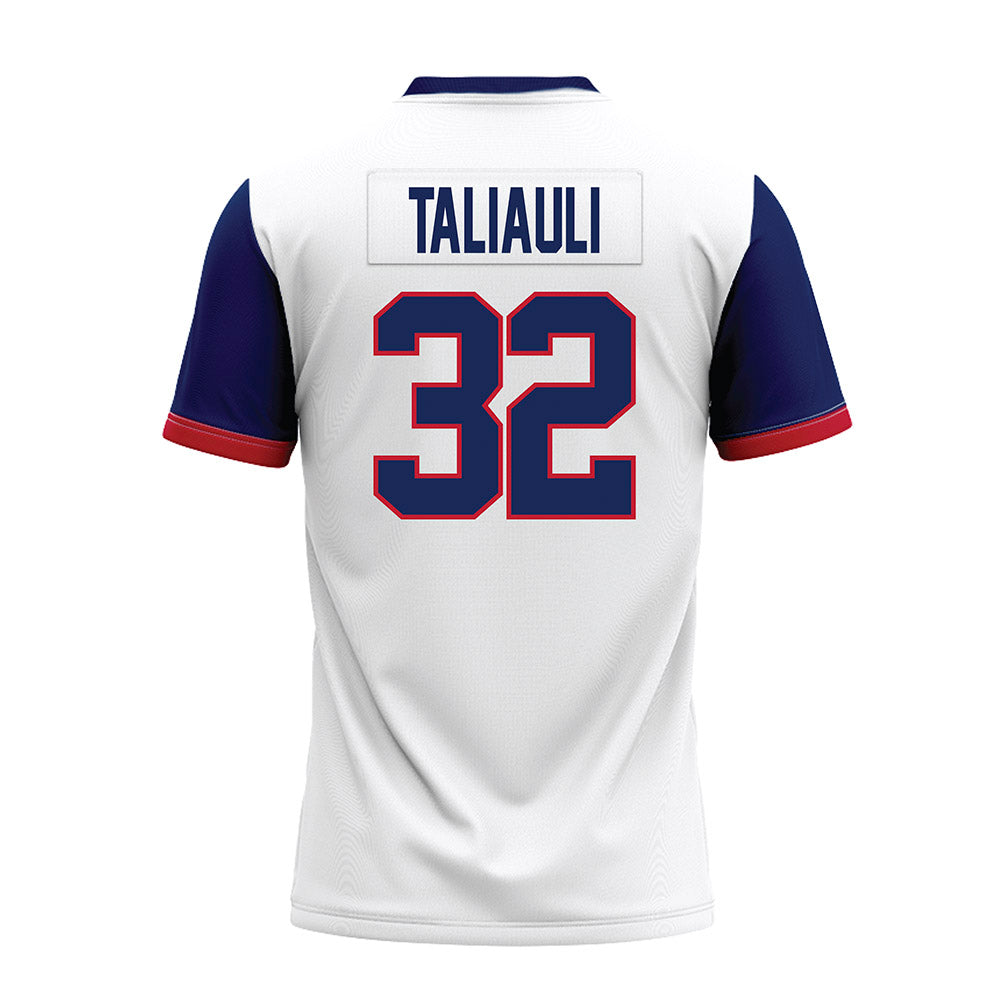 Arizona - NCAA Football : Nela Taliauli - White Premium Football Jersey-1