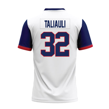 Arizona - NCAA Football : Nela Taliauli - White Premium Football Jersey-1