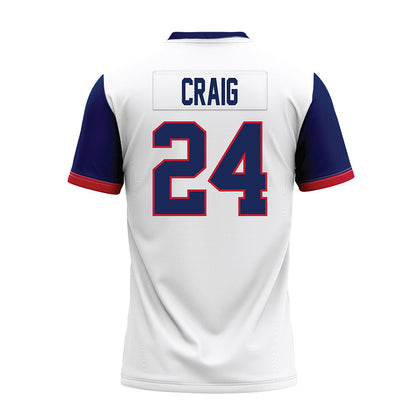 Arizona - NCAA Football : Quincy Craig - White Premium Football Jersey-1